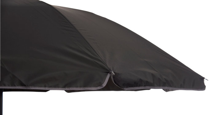 Parasoll Miami Ø160 cm UV50 svart - Sunlife
